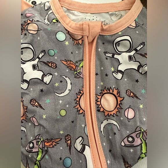 NWT Bamboo Sleeper Monkeeroos Space- LIMITED EDITION- 6-12mos - Picture 4 of 6